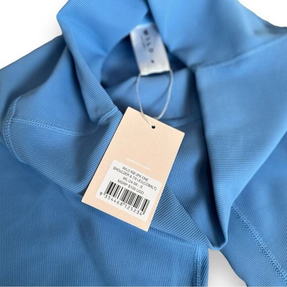 Wilo - Athletic Base Ribbed 7/8 Legging in Powder Blue NWT - Picture 6 of 9